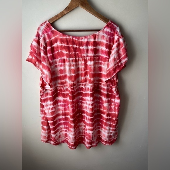 Torrid Georgette Tulip Sleeve Blouse 3X NWT - Picture 6 of 10